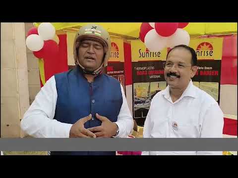 Sunrise Overseas organized a road safety awareness event at Noida Commissioner Traffic Park