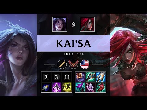 Kai'Sa Mid vs Katarina - NA Grandmaster Patch 25.19