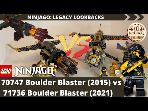 Cole's Boulder Blaster 2021 VS 2015: Ninjago Legacy Lookback Reviews!