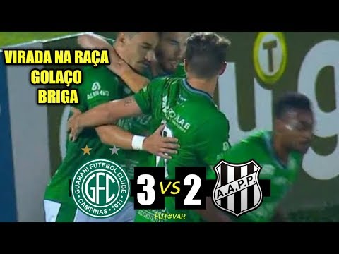 GUARANI 3 X 2 PONTE PRETA | BUGRE VIRA O DÉRBI | GOLS E MELHORES MOMENTOS PAULISTÃO 2020