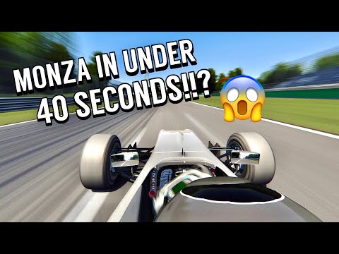 Monza in Under 40 Seconds!? 😱 FORMULA JET ENGINE