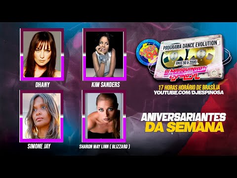 Anos 90 & 2000 Especial Simone Jay,Dhany,Sharon May Linn e Kim Sanders.