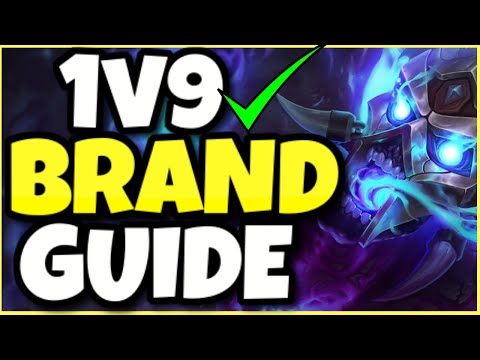 THIS IS HOW YOU LEGITIMATELY 1v9 AS BRAND SUPPORT (SEASON 11)! - League of Legends