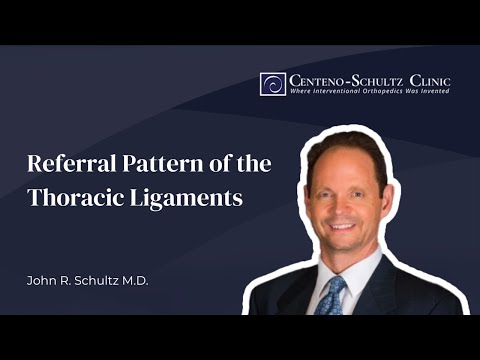Referred Pain:  Thoracic Spine Ligaments - Referral Pattern of the Thoracic Ligaments
