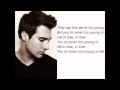 Matty B ft James Maslow Never too Young (lyrics ...