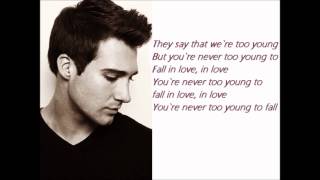 Matty B ft James Maslow  Never too Young (lyrics video)