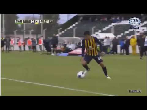 Gol de Federico Carrizo  - Sarmiento J 1 x 1 Rosario Central - Fecha 18 - Liga Argentina