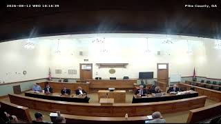 Pike County Board of Commissioners 8/12/2026 RMM