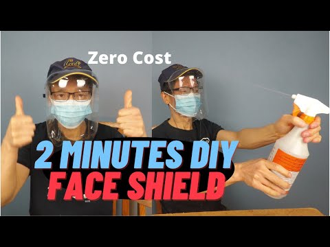 How To Make The Best DIY Face Shield In 2 Minutes