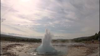 preview picture of video 'Geysir triple shoot, gopro slowmo'