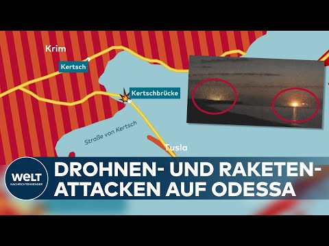 PUTINS KRIEG: Massive Luftangriffe auf Odessa - Vergeltung für Krim-Brücken-Attacke?