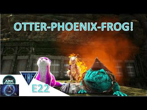We enhanced out Frog and Phoenix!  Ark Eternal Genomes E22 Ark Survival Evolved Modded