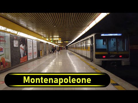 Metro Station Montenapoleone - Milan 🇮🇹 - Walkthrough 🚶