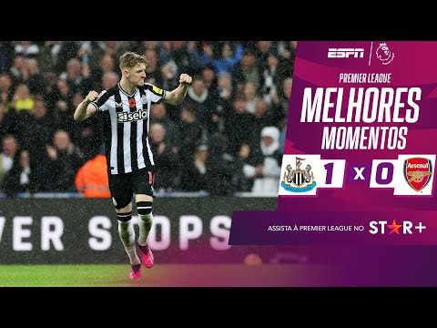Gols e lances de Newcastle United x Arsenal