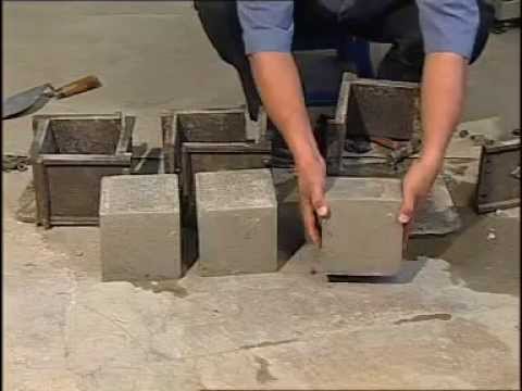 Compressive Strength of Cement Concrete Cubes