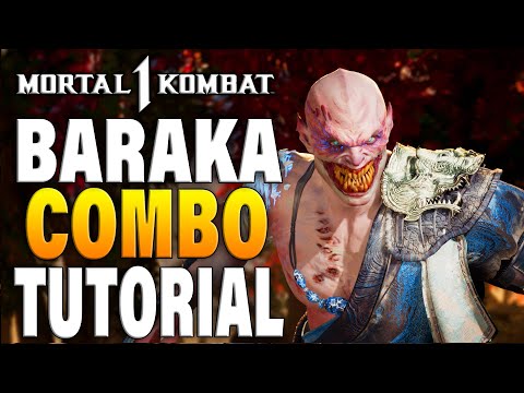 Mortal Kombat 1 BARAKA Combos - Mortal Kombat 1 BARAKA Combo Tutorial