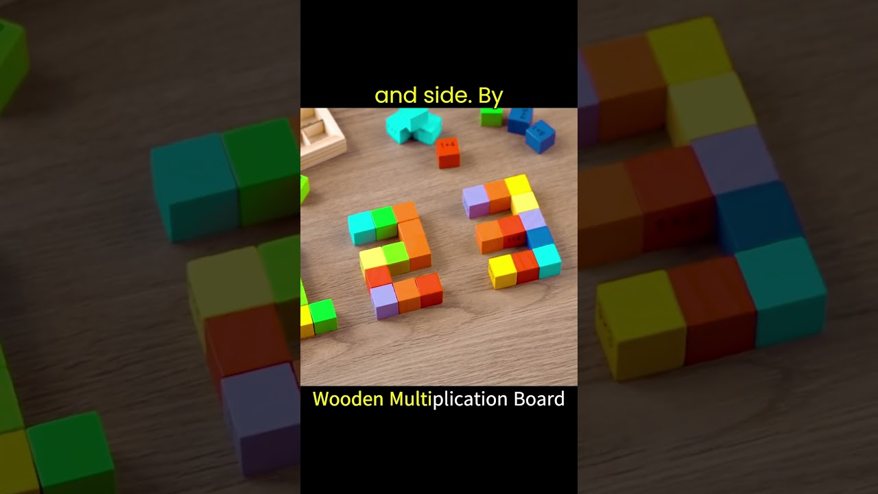 Wooden Multiplication Table 🧮  Fun Way to Learn Math for Kids!