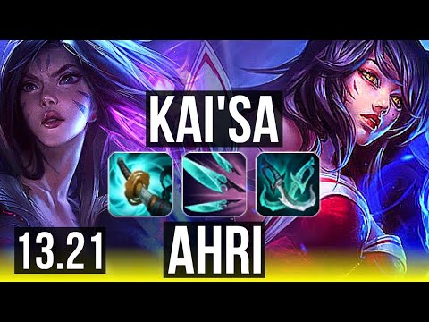 KAI'SA & Janna vs AHRI & Bard (ADC) | 17/0/8, Quadra, Legendary, 800K mastery | EUW Master | 13.21
