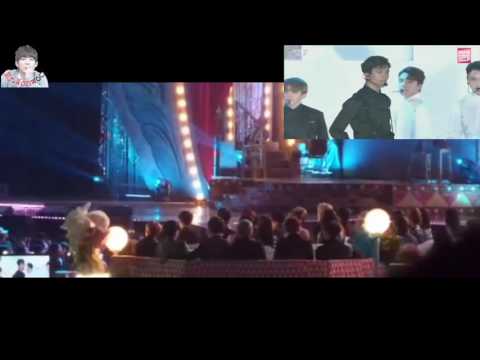 EXO & BTS REACTION DURING SEVENTEEN PERFORMANCE AT MELON MUSIC AWARDS + CHANYEOL SHOCKED 161119
