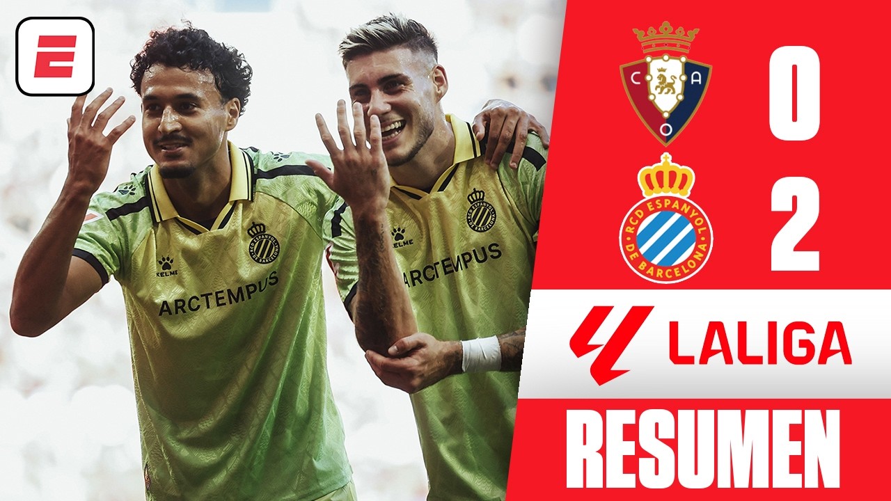 El Espanyol vuelve a la victoria tras vencer 2-0 al Osasuna. Doblete de Roberto Fernández | La Liga