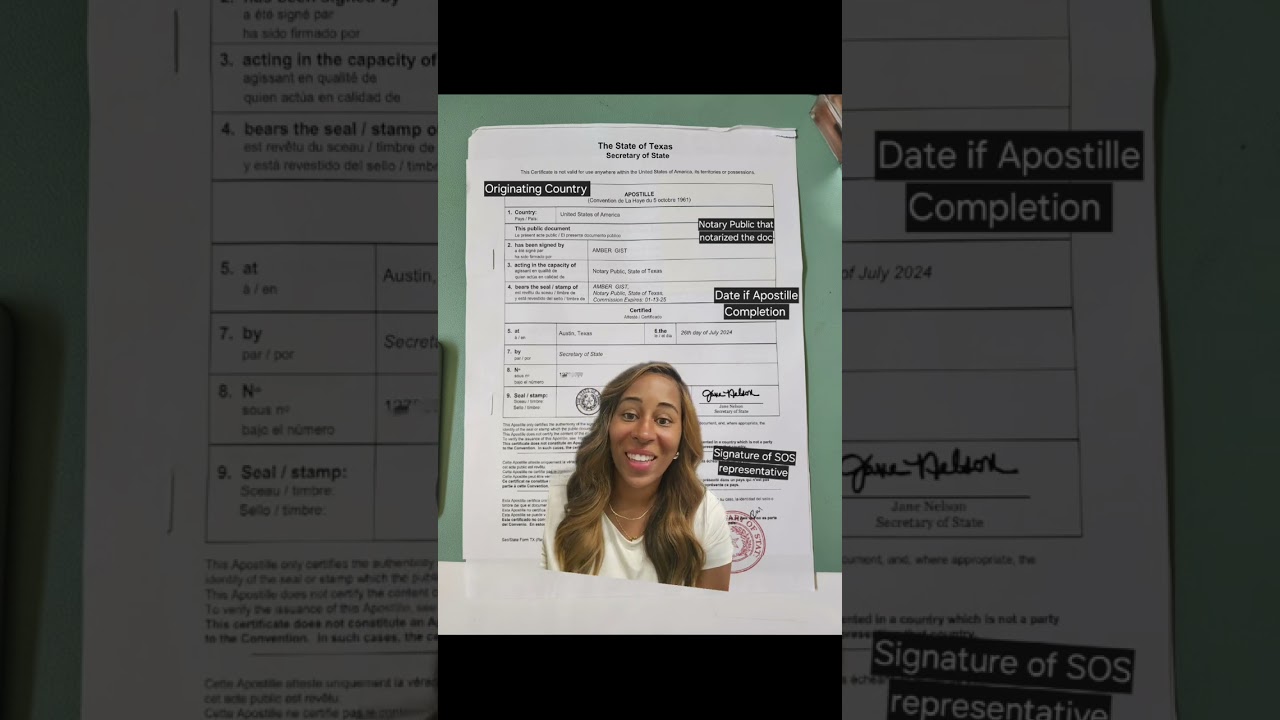 Parts of an Apostille Certificate | Step by Step #notary