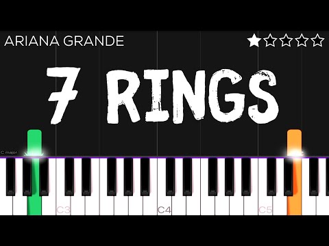 Ariana Grande - 7 Rings | EASY Piano Tutorial
