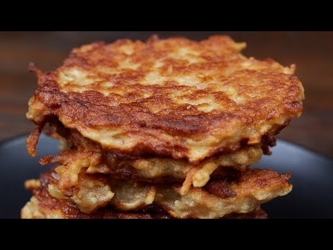 Easy apple fritters for breakfast | Easy and healthy apple recipe