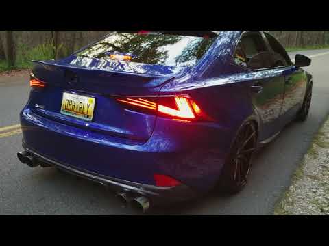 2017 Lexus IS350 invidia exhaust