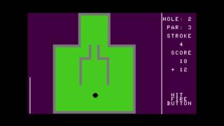 Mini-Golf 3 for the TRS-80 CoCo