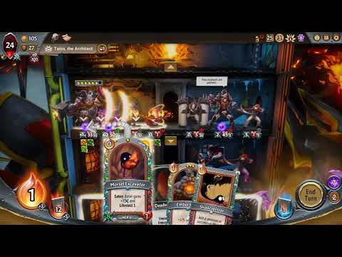 Monster Train Cov 25 Divinity Yellow/Red - Planning for the end game