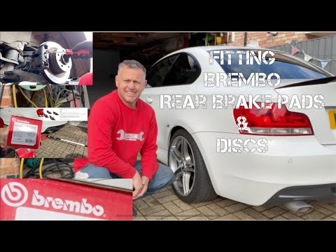 🇬🇧BMW 118D Fitting Brembo Rear Brake Pads and Discs e82