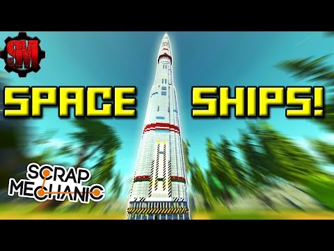 TALLEST SPACESHIP?! [Workshop Hunters 7] - Scrap Mechanic Multiplayer Ep42