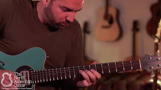 Video thumbnail for Nik Huber Surfmeister Electric Guitar - Played by Carl Miner by Carter Vintage Backstage