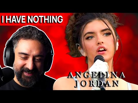 Arab Man Reacts to Angelina Jordan - I Have Nothing - LIVE Concert (Whitney Houston Cover)