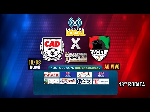 CAD/GUARAPUAVA x ACEL/CHOPINZINHO - 18ª RODADA PARANAENSE DE FUTSAL CHAVE OURO