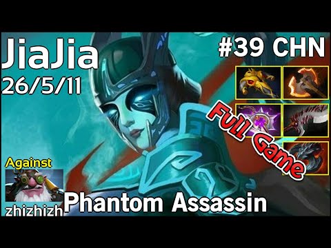 JiaJia plays Phantom Assassin!!! Dota 2 Full Game 7.19