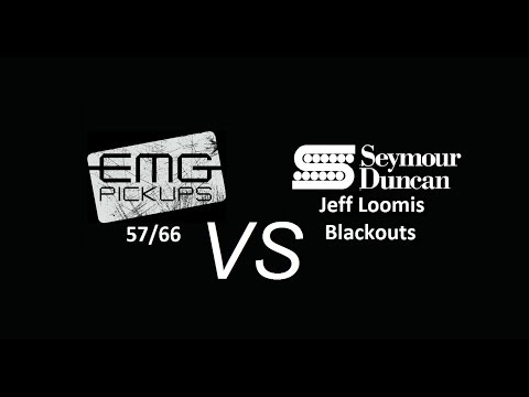 Seymour Duncan Jeff Loomis Blackouts VS EMG 57-7/66-7
