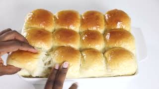How To Make Bread At Home  - Soft Fluffy Dinner Rolls