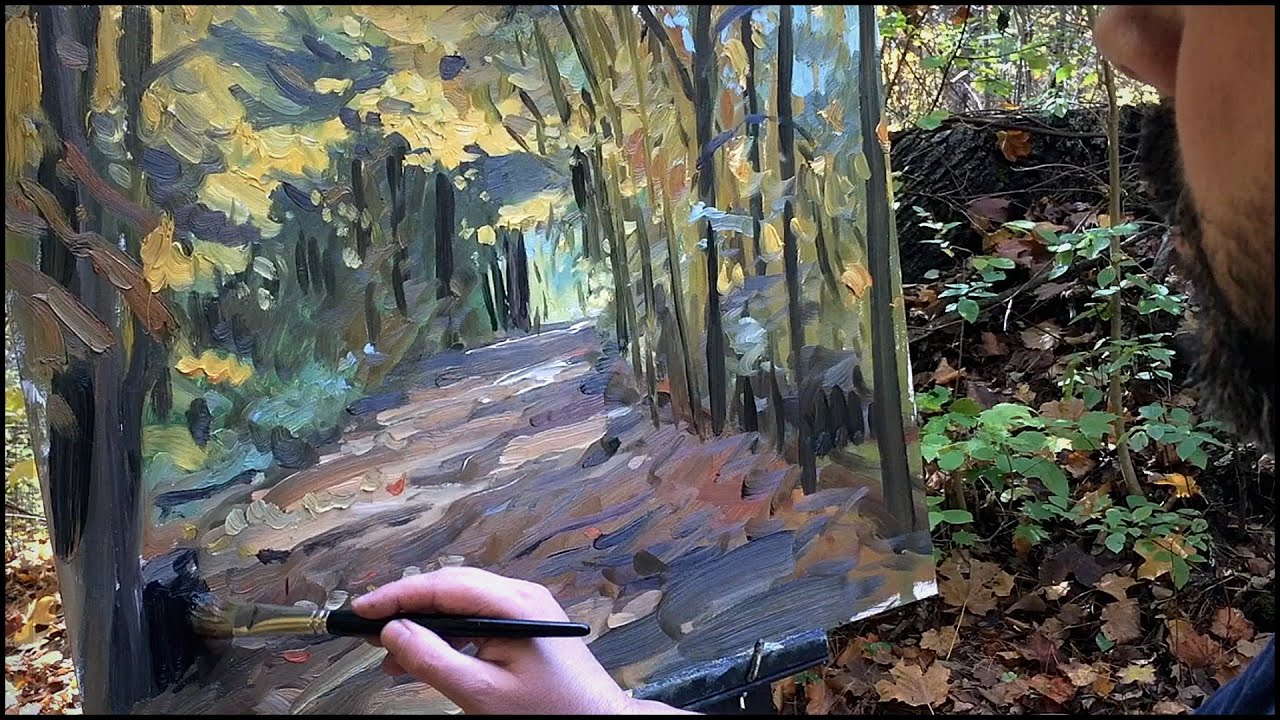 Plein Air Painting in Autumn – Boyd Conservation Area