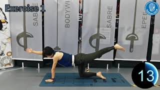 在家練劍 | Fencer Training Mat | Strength Episode 2