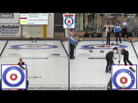 Krysta Hilker vs. Shiella Cowan - Draw 2 - Curling Stadium Alberta Curling Series #4