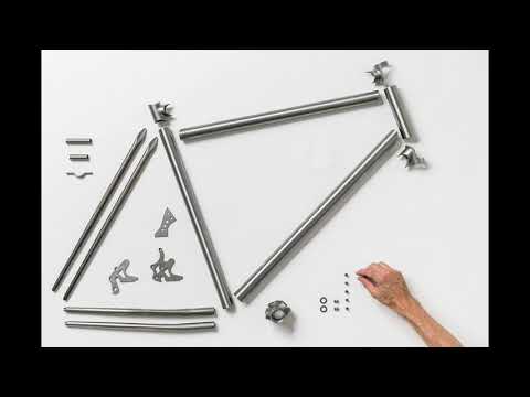 In Einzelteilen - Stahlfahrradrahmen von Aarios