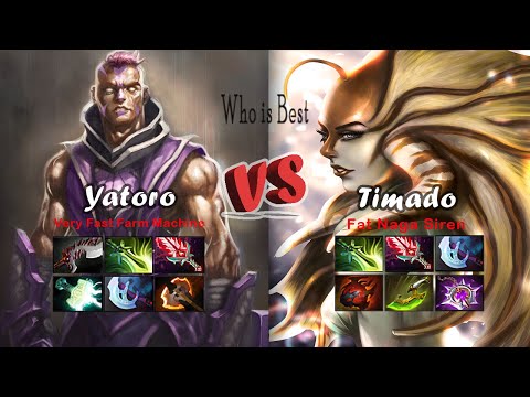 WHO IS BEST ANTI-MAGE VERY FAST FARM MACHINE VERSUS VERY FAT NAGA SIREN - Dota2 : Hero Chase #dota2