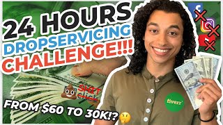 24 Hour Drop Servicing Challenge (easier than dropshipping)
