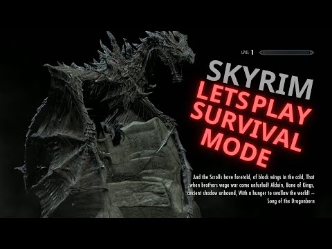Skyrim Anniversary Edition: Survival Mode Let's Play Episode 1! Main Campaign!