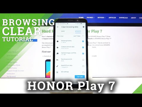 How to Clear Browser Data in Honor Play 7 – Delete Cookies and History