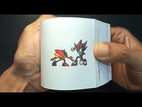 Shadow's Spin Dash vs Grim Sonic's Spin Dash Flipbook | Sonic Prime | FLIPAPER