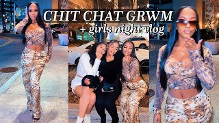 CHIT CHAT GRWM FOR A GIRLS NIGHT OUT! | what have I been up to, current favs, new puppy, & more!!