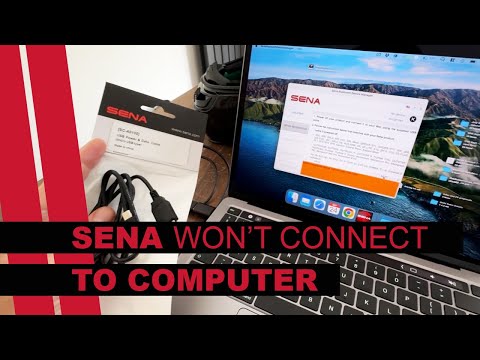 Sena won't connect to computer - How to fix
