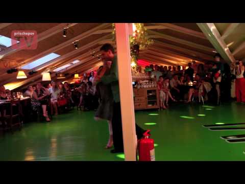 Valentina Ustinova and Michael Watson, Russia, Moscow, Milonga "Na Cherdake", 21.06.2010